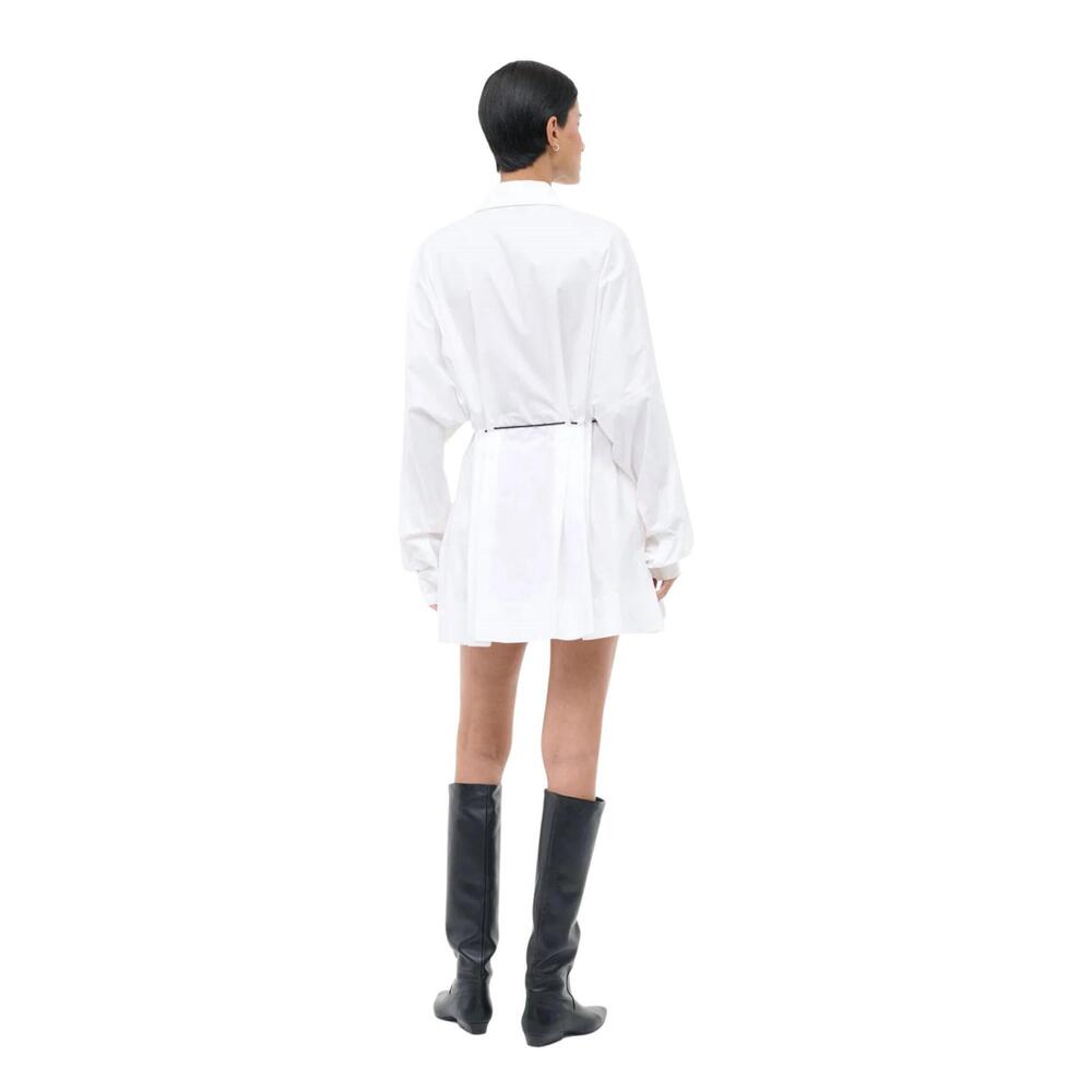 NEW STAUD chi long sleeve mini dress in white - Picture 4 of 4